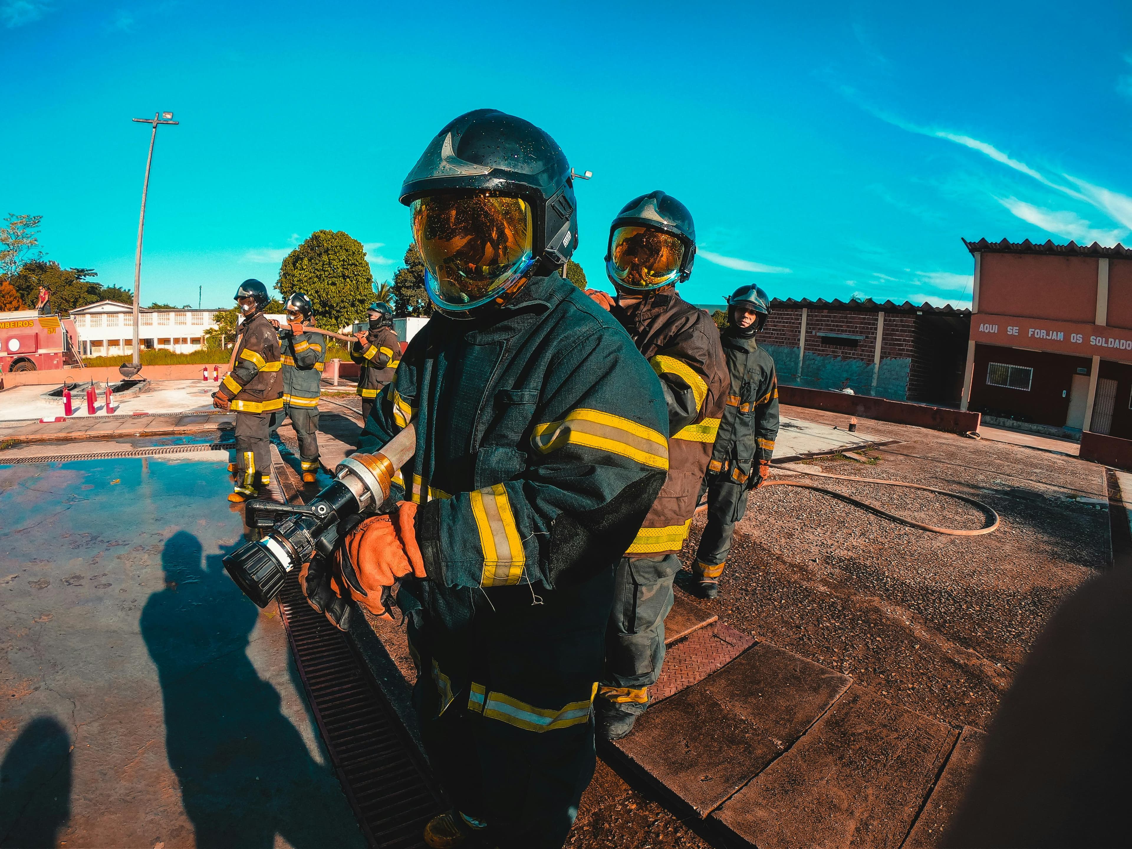 Fire safety training session